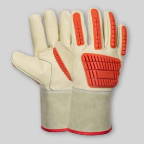 Guante vaqueta americano contra impactos