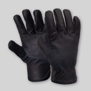 Guante vaqueta medio paseo con refuerzo en palma